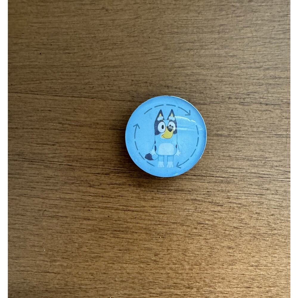 *Handmade Magnet* The Woobles ABC Kids Bluey Cartoon Collectible Glass Magnet